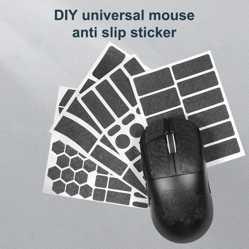 1Pcs DIY Mouse Non Slip Sticker Universal Sweat Resistant Anti Slip Mouse Sticker For GPW 4 3 X-Raypad Mouse Grip Tape