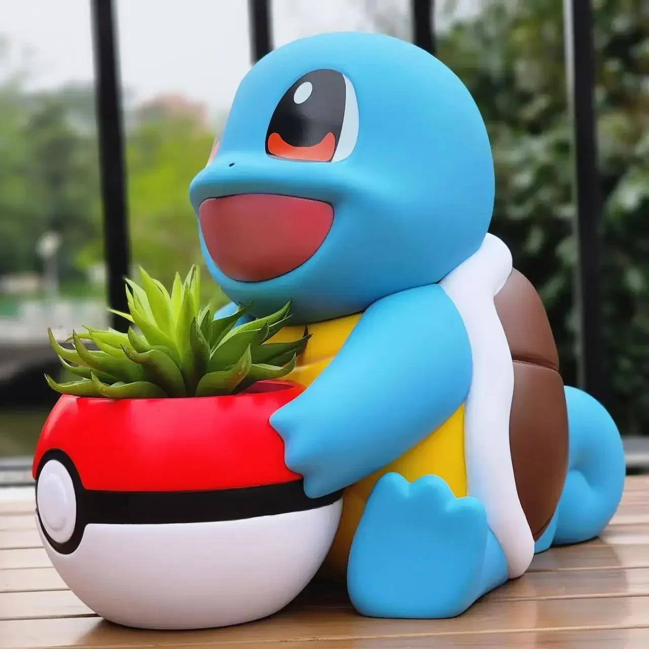 Pokemon Flowerpot Charmander Squirtle Bulbasaur Potted Figure Anime Canister Model Statue Doll Toys Desktop Decoration Gifts