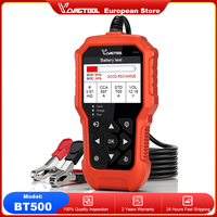 2025 VDIAGTOOL BT500 6V/12V/24V Car Battery Tester 5-3000 CCA Automotive Motorcycle Truck Cranking Charging Scanner Tools