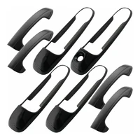 Cubierta de manija de puerta para coche, embellecedor de plástico negro para Dodge Ram 1500, 2500, 3500, 4500, 5500, Jeep Commander Grand Cherokee, novedad, 1 Juego