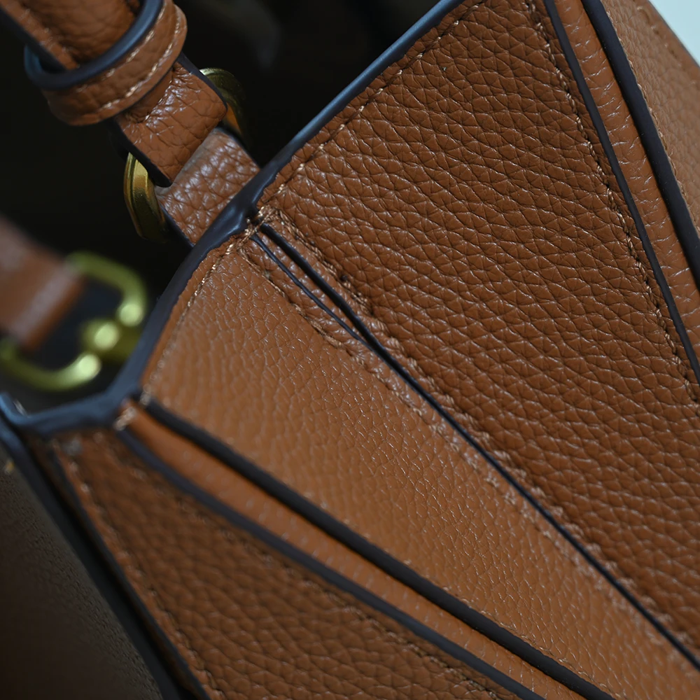 

Summer New Ladies Faionable Versatile Lychee Pattern Leather Handbag Buet Bag Crossbody oulder Bag Single Handle Bag