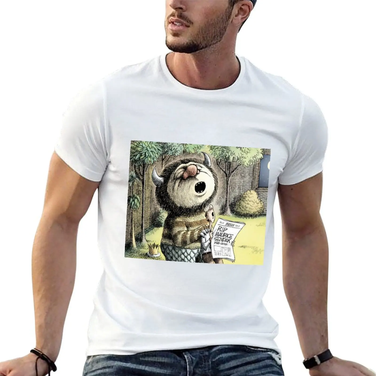 

t Дизайнерские футболки Maurice Персонализированная футболка Sendak