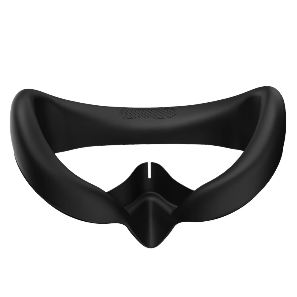 A93P Eye Pad for Pico 4 Silicone Replacement Face Mask Protective Case Anti-Sweat Mask VR Glasses Accessories(Black)