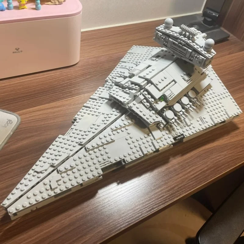 2026 Space Battle Themed Imperial Star Destroyer Building Blocks Star Interstellar Conflict Spaceship Model In Stock Toys Gifts view 3