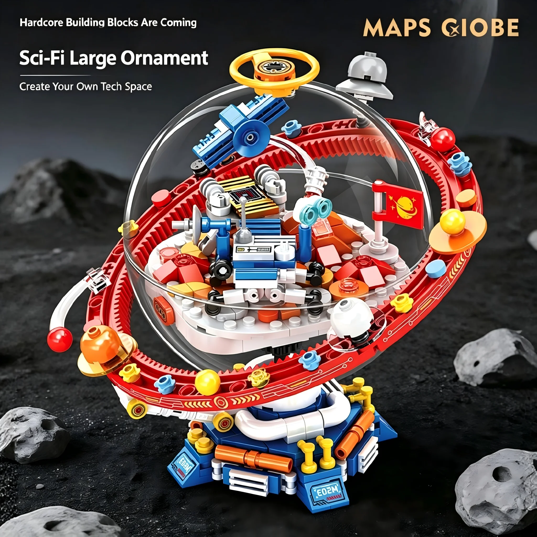 Uzay temalı küre yapım bloklar - Educational Globe For Kids incelemesi ve fiyatı