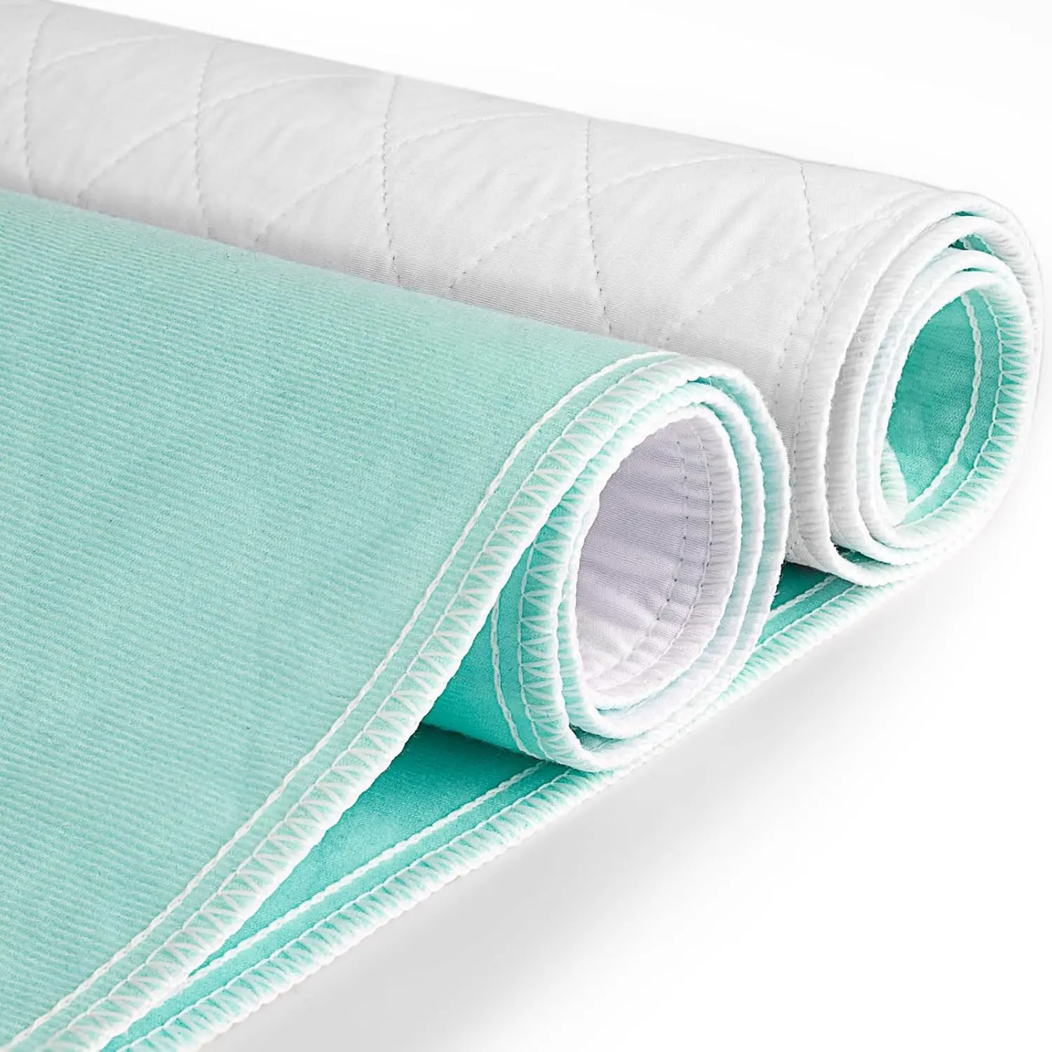 

Waterproof Bed Pads Ontinence 34'' X 52'' (2 Pack) Washable Reusable Bedwetting Mattr Protector Pad For Kids, Adults, Elderly,