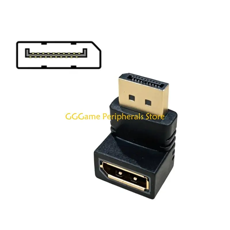 U55B Professional 8K  90 Degree Adapter Converter Connector Male