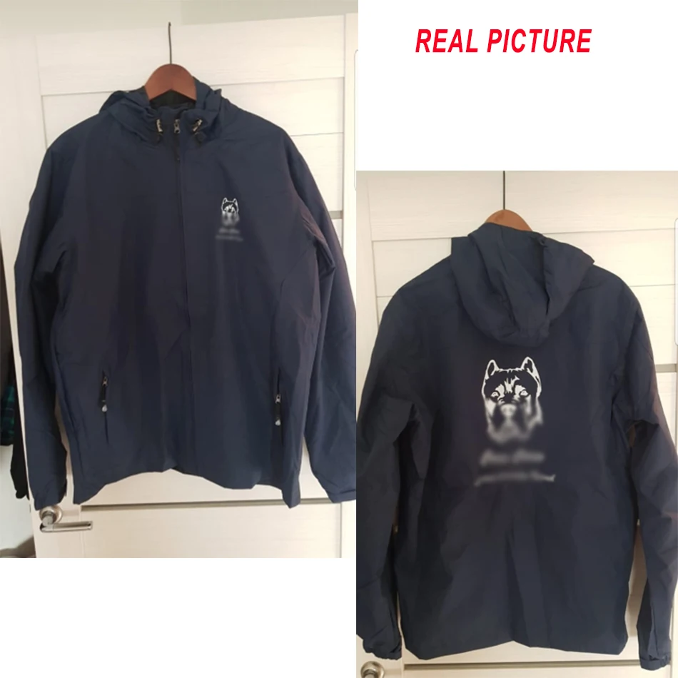 2022 primavera Logo personalizzato giacca da uomo stampa fai da te cappotto con cerniera di marca giacca impermeabile antivento giacche da esterno Unisex abbigliamento sportivo