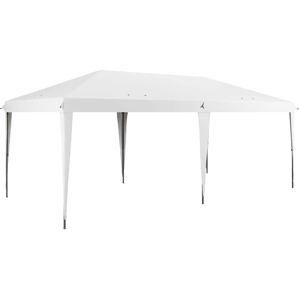 

10' x 20' Pop Up Canopy Tent, Upgraded Heavy Duty Tents for Parties, Outdoor Instant Gazebo Sun Shade Shelter with Carr