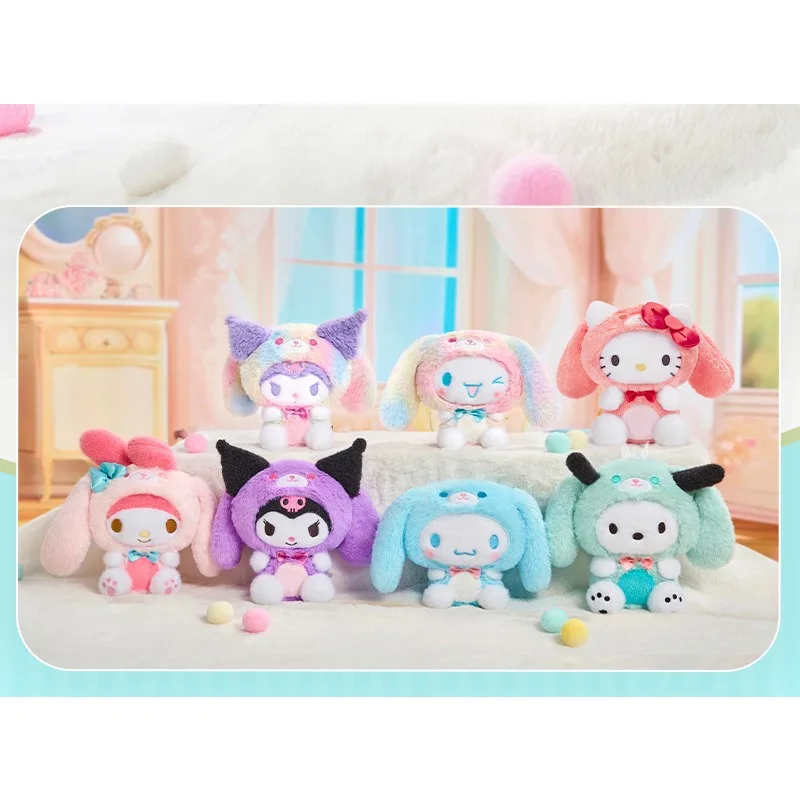 Sanrio Family Kuromi Hello Kitty Plush Surprise Blind Box Collectible Stuffed Animal Doll Cute gifts for friends