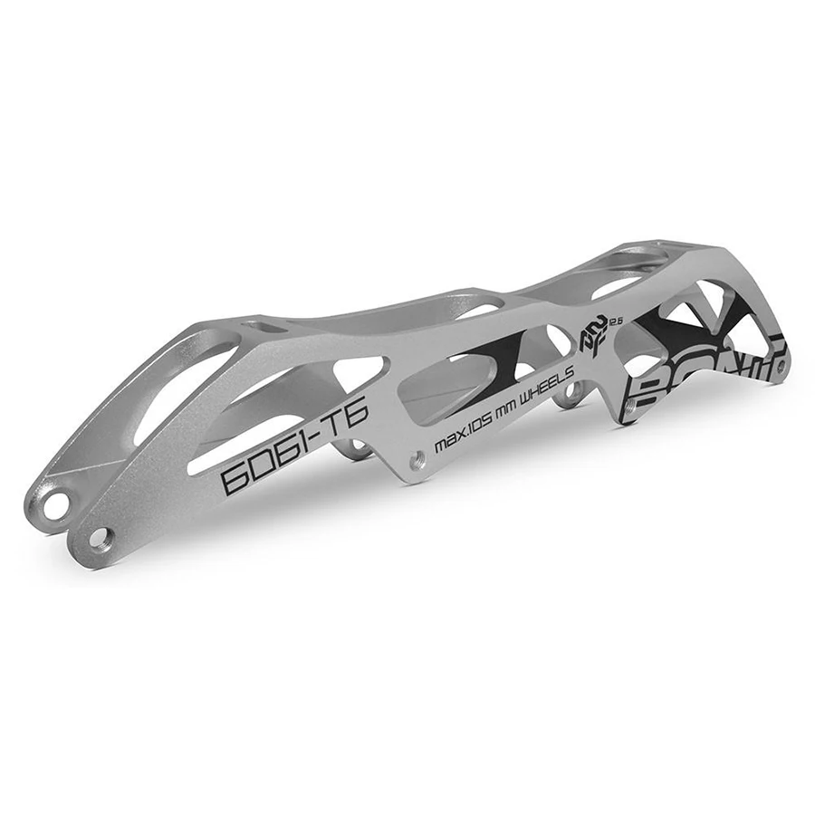 1 Pair Speed Skate Frame Original Bont 2PT Speed Inline Skate Frames Hole Distance 195mm Skating 6061 Aluminum Patines Base