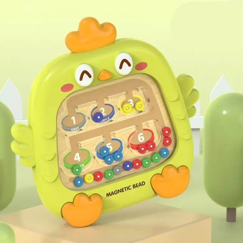 Kleurensorteerschotbord met magnetische pen educatief kip speelgoed voor kinderen P31B