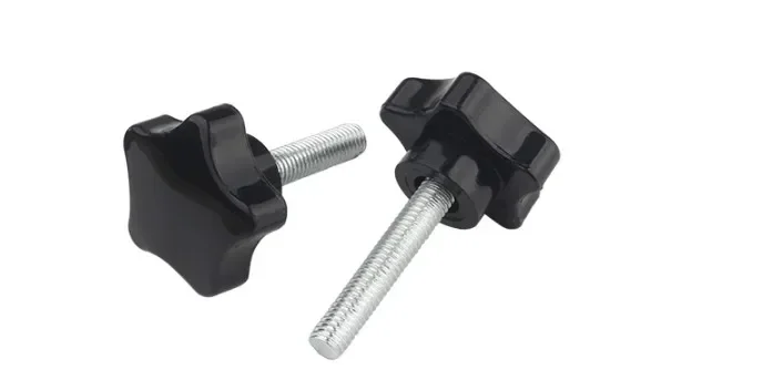 2-5 Stück M3 M4 M5 M6 M8 M10 *12mm bis 80mm Sternförmige Bakelit-Handspannschrauben, Daumenschrauben, Spannschrauben – Detail 3