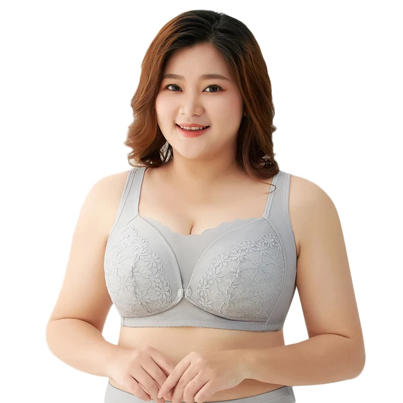 

Large Size Nursing Bra Wirefree Cotton Breastfeeding Bras for Pregnant Women Breast Sleep Underwear Mother Clothes Front Closer