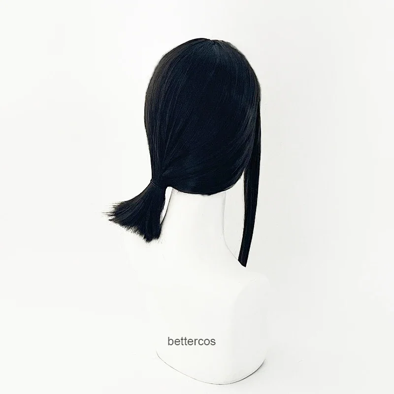 باروكة Higashiyama كوبينى مع الانغماس الأسود ، الشعر القصير ، دبابيس الشعر ، الدعائم تأثيري ، قبعة أنيمي