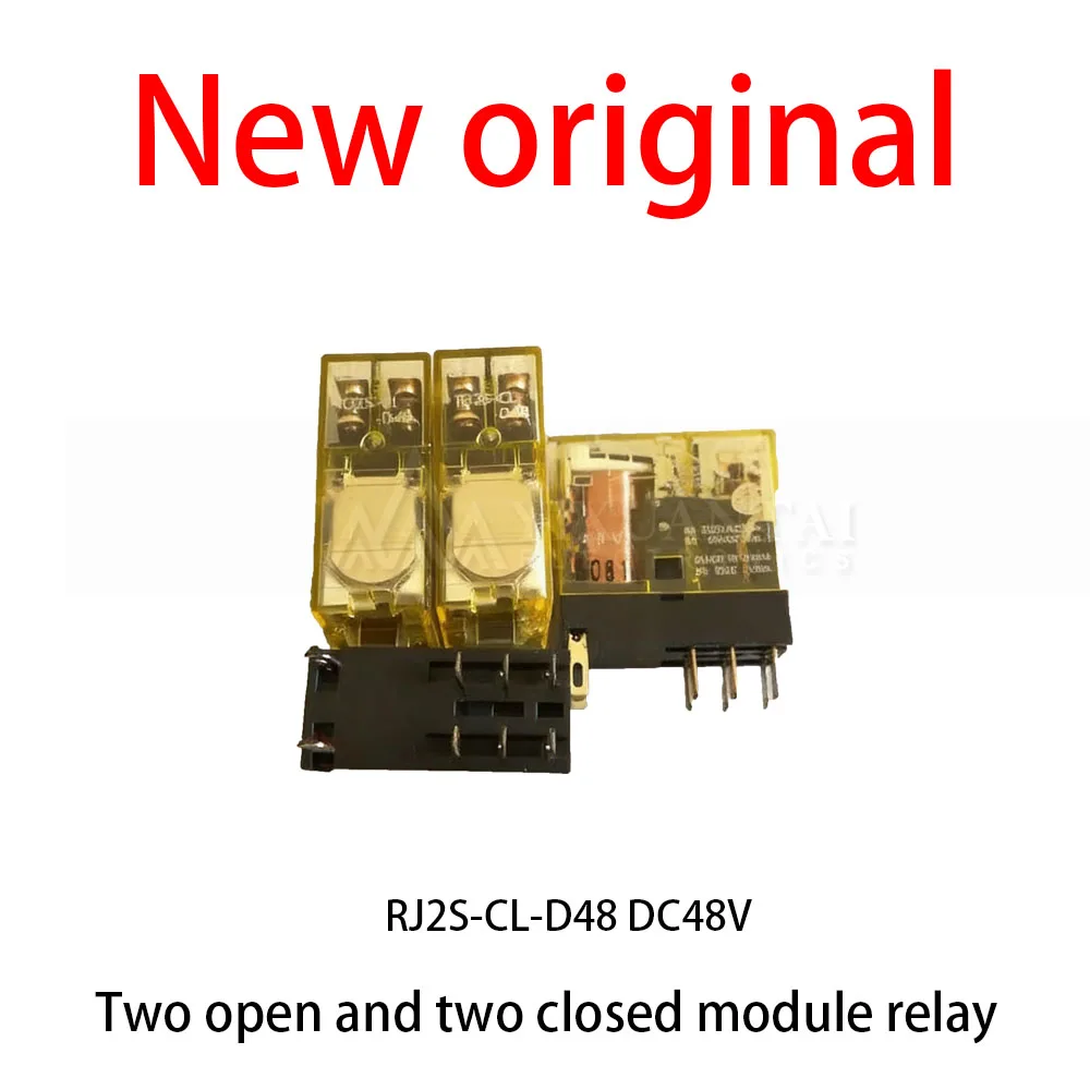 

10 Pcs/Lot New original RJ2S-CL-D48 DC48V Two open and two closed module relay