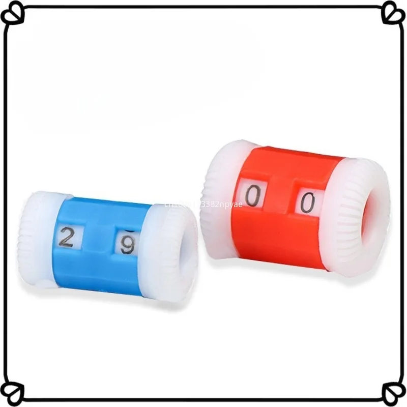 1 قطعة صغيرة/كبيرة الكروشيه الحياكة صف عداد DIY بها بنفسك الملابس أداة دليل الحياكة صف مكافحة غرزة مستديرة النسيج أداة جديد