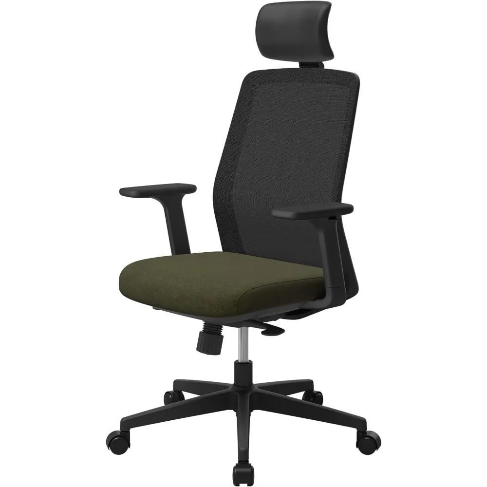 

T40 SE Ergonomic Office Chair : Comfortable Home Office Chair for Light Users with Reclining Tilt Lock, Headrest, 3D Armrests