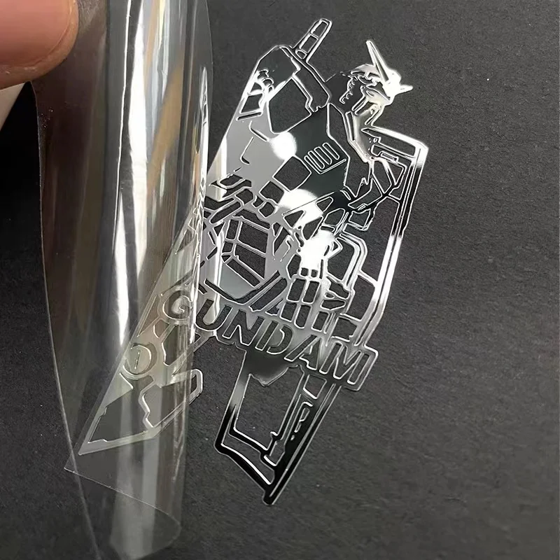 Mobile Suit Gundam Metal Sticker Model Box Decorative Sticker Mobile Phone Computer Decorative Metal Sticker