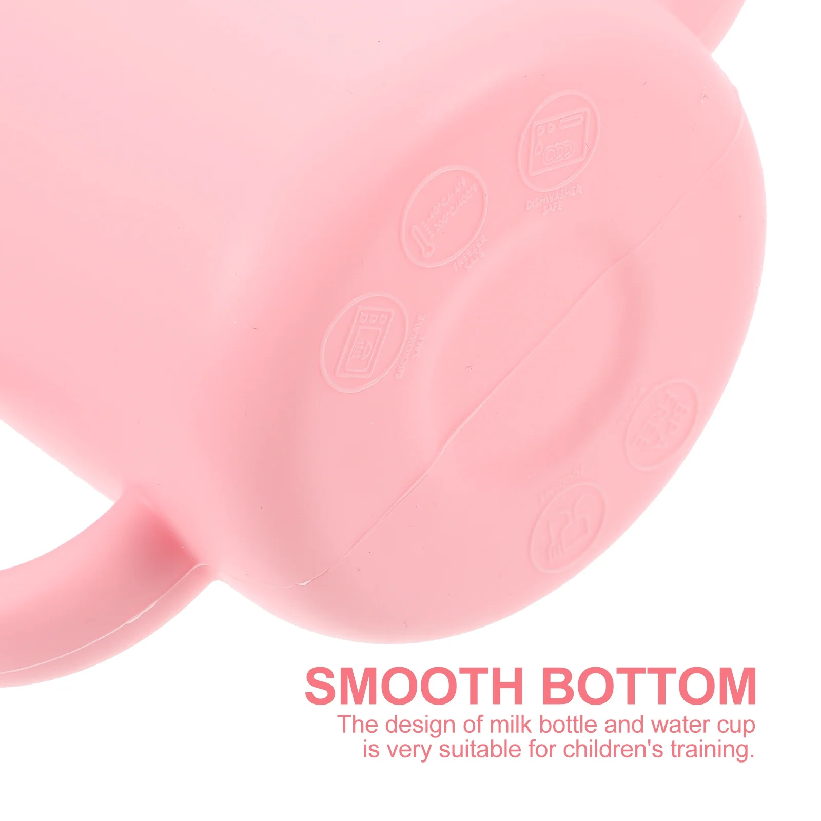 

Child Silicone Binaural Cup Baby Training Water Bottle Lightweight Compact Design Toddlers Learning Cup Baby Water Bottle