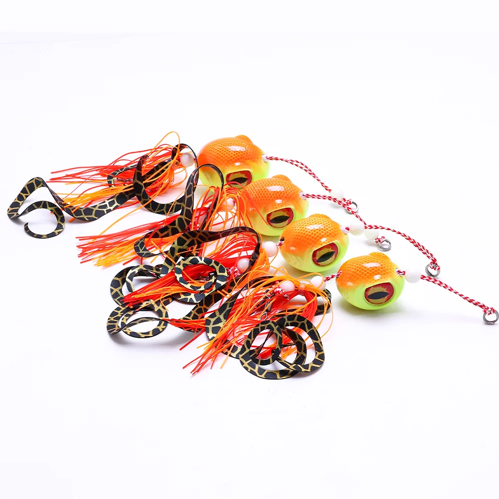 Kabura Jig Head con falda de goma Tai Snapper – Señuelo de Jigging - imagen 4