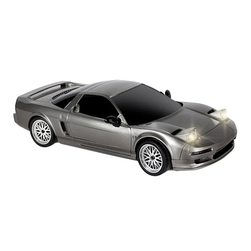 MACH-LD1803 1/18 2.4G 2WD RC Auto Drift Veicoli Luci a LED Modello controllato in scala completa Bambini Argento Facile installazione