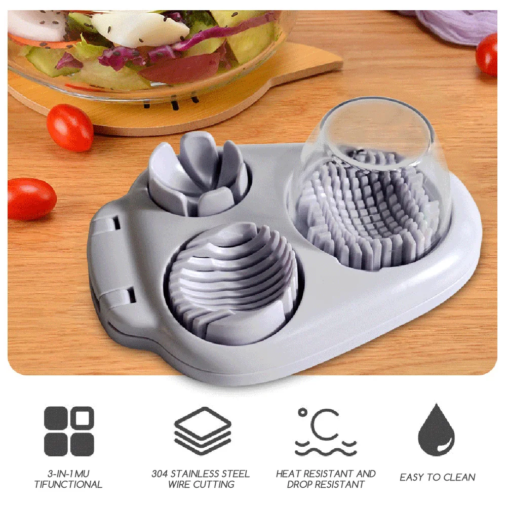 

Сверхмощные яйцерезки 3 в 1, функциональность для кухни