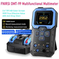 FNIRSI DMT-99 Digital Multimeter Multifunctional Smart Tester 1000V 10A  9999 Counts True RMS Auto Range Ohm Hz Capacitance Temp