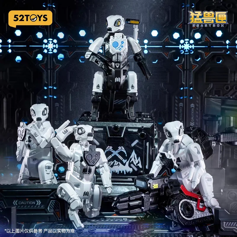 

52TOYS Beastbox Ghost Team Bb-48gt Transforming Meerkat Action Figures Animal Mecha Robot Collectible Toy