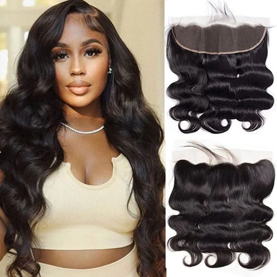 

8-22 Inch Body Wave 4x4 closure Human Hair Frontal Lace 13x4 Human Hair 100% Natural Hair Suitable For Women