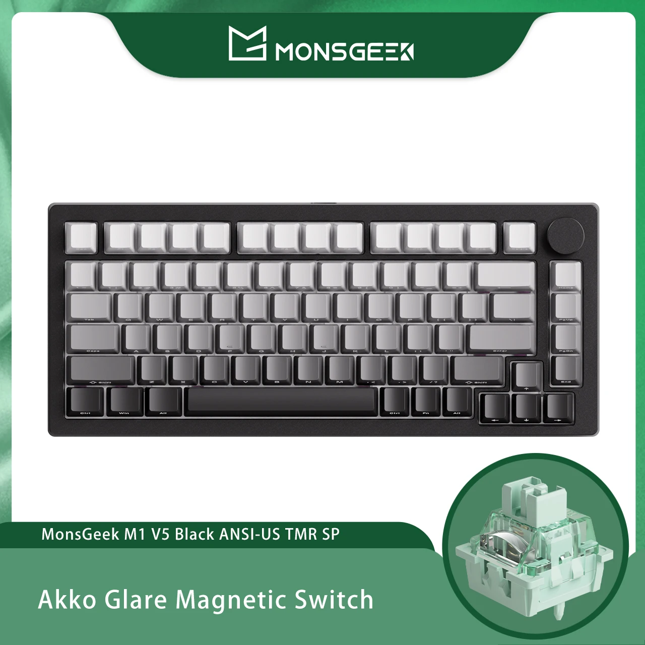 MONSGEEK M1 V5 TMR 磁気メカニカルキーボード 75% RGB ゲーム用