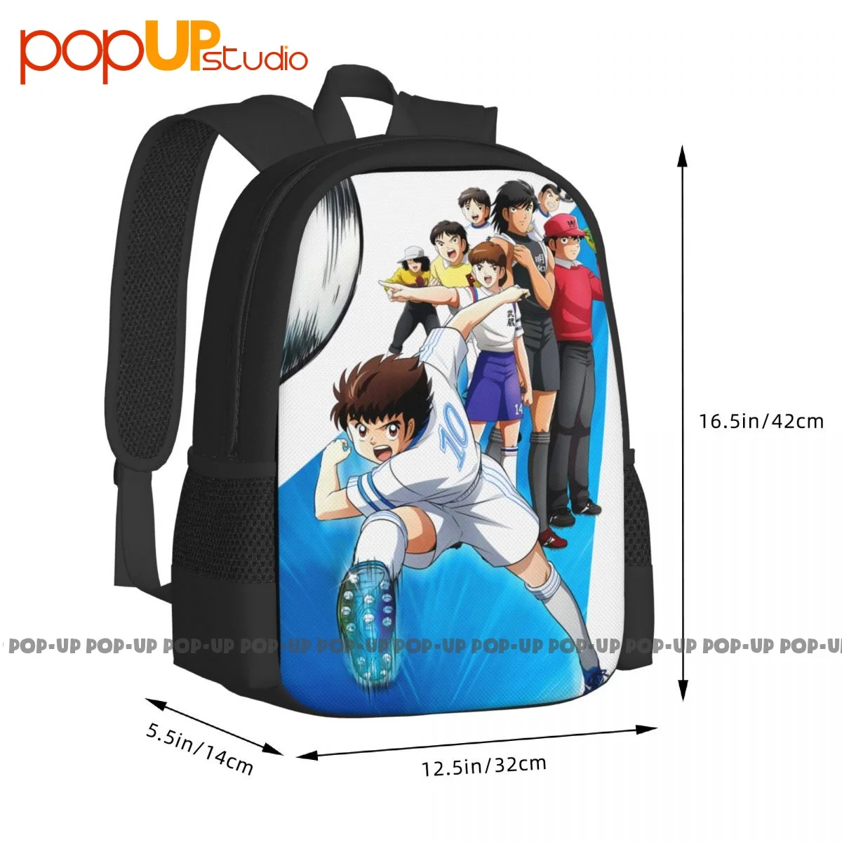 Holly E Benji Captain Tsubasa Cartone Calcio Backpack Large Capacity Cute Schoolbag Eco Friendly Multi-function