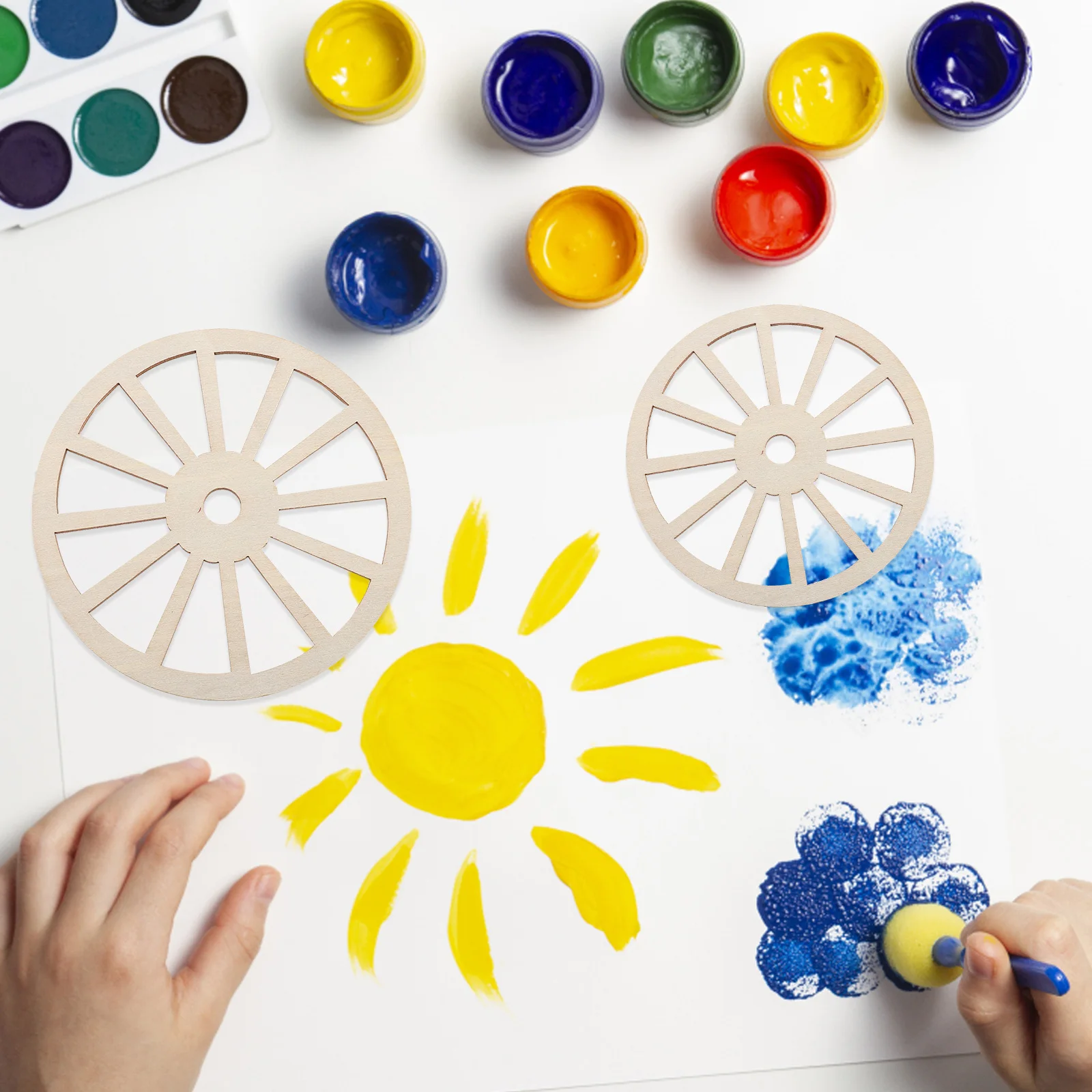 

60 шт. деревянных шестеренок, необработанные деревянные заготовки для рукоделия, круглые диски для творчества, для росписи, домашнего декора, настенных вывесок, в стиле стимпанк