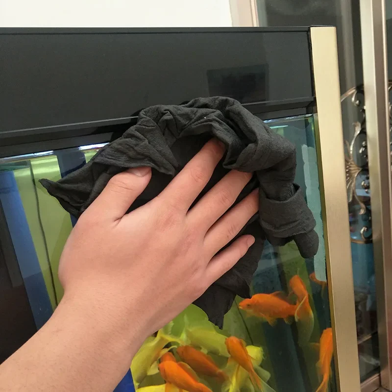 Eco-Friendly Scouring Pad: Streak-Free Cleaning Towel for Glass and Multiple Surfaces