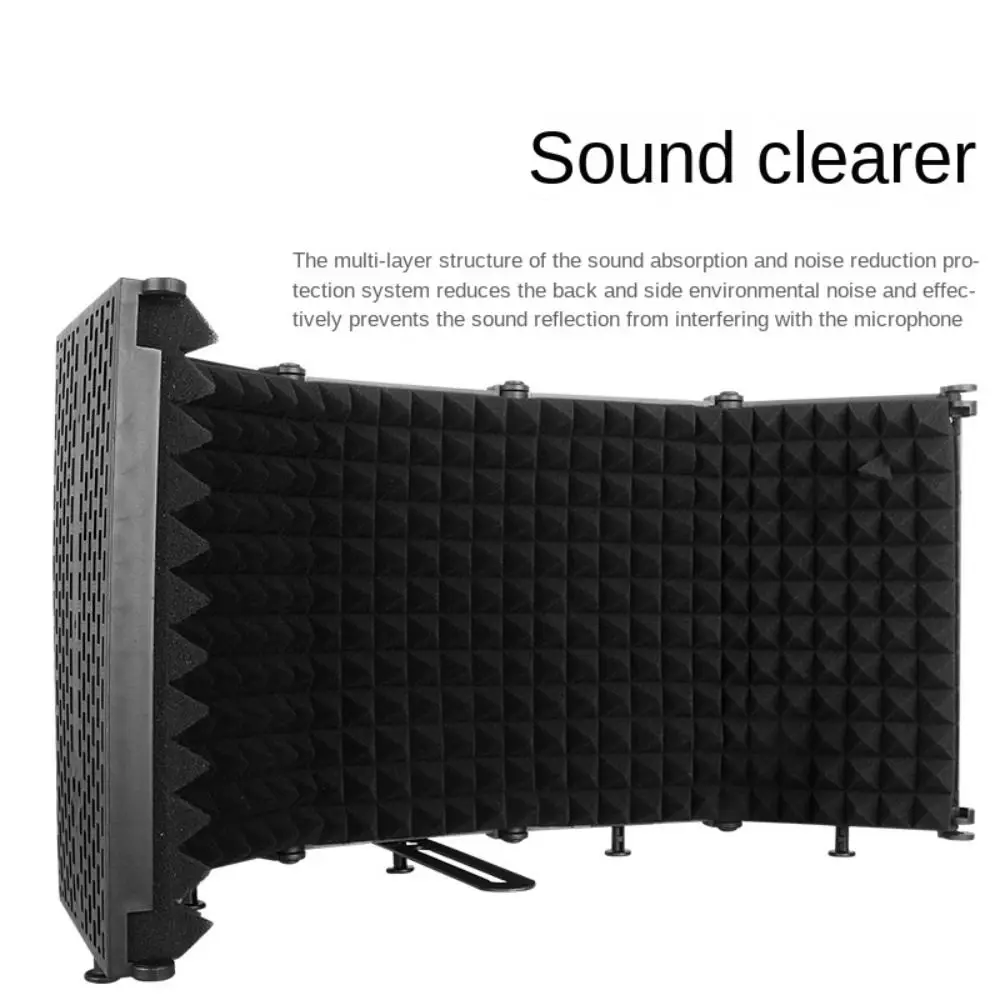 Acoustic Microphone Isolation Shield Wedges Sponge Noise Reduction Equipment Reflection Filters Soundproof Soundproofing Panels