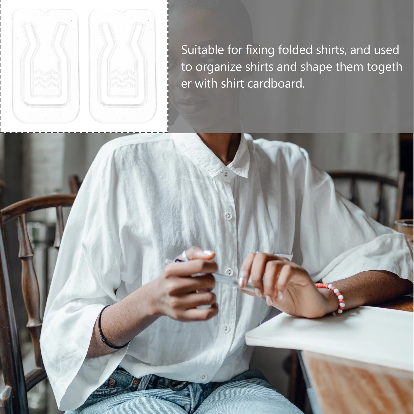 

500pcs Shirt Clip Plastic Clamp Mini Tongs Clothespin for Household Packing Fold Neat Garments Wear Resistant Long Use Shirt