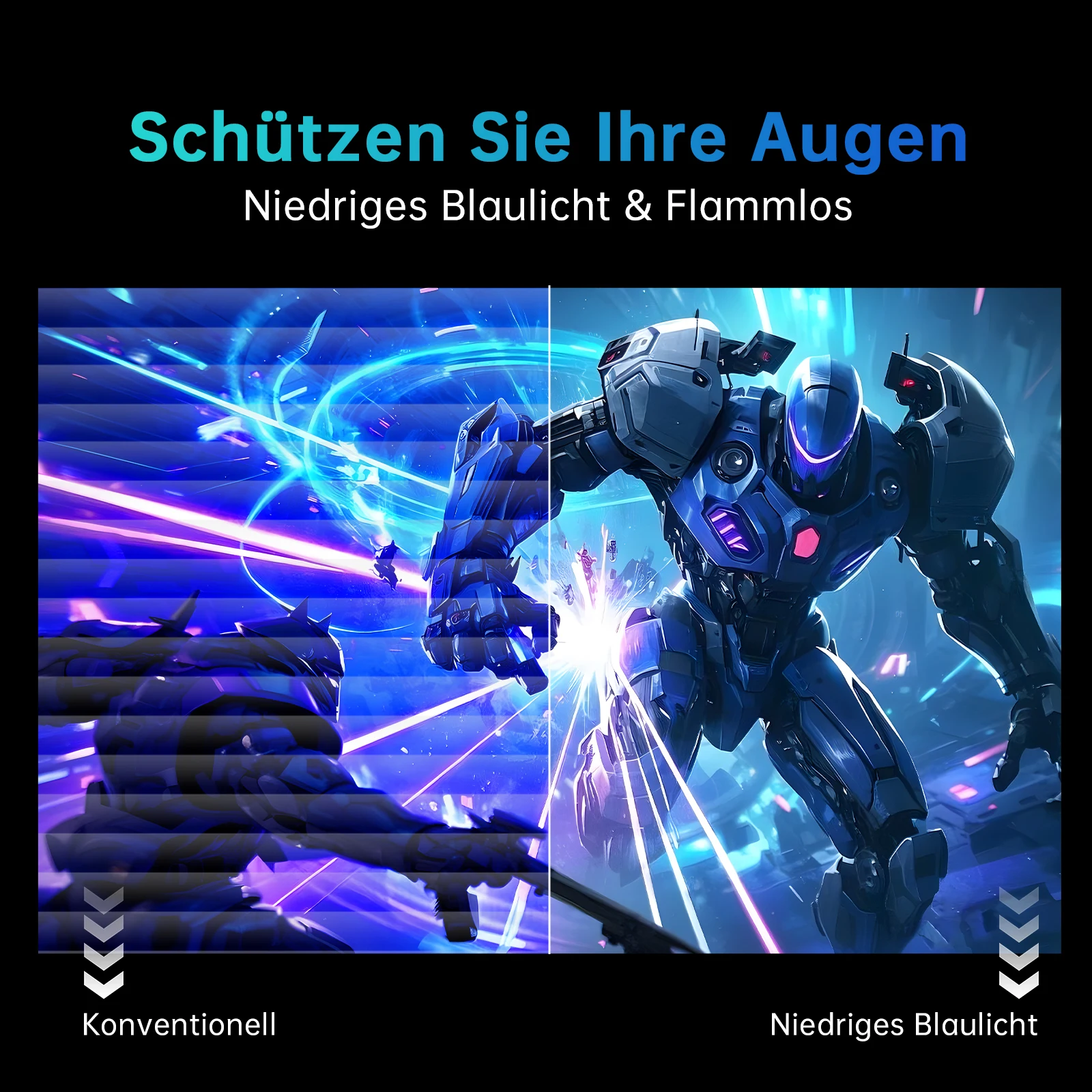 شاشة ألعاب KTC 27 Zoll، 2K@180 هرتز / 144 هرتز 1440 بكسل مع لوحة Fast-IPS، 1 مللي ثانية GtG، HDR 400، مزامنة تكييف، 450 cd/m2H27T7 #5