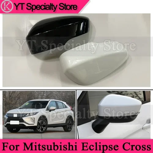 Imagen 2 del producto Tapa de la cubierta del espejo retrovisor para Mitsubishi Eclipse, lente de cristal del espejo lateral cruzado, espejo retrovisor, marco de lámpara de luz individual