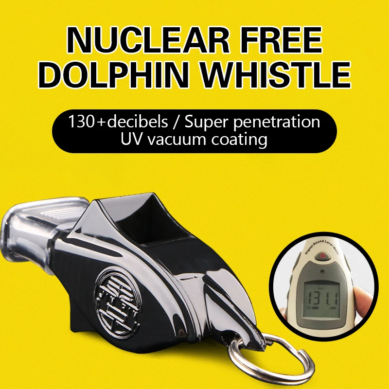 130 Decibels Whistle High Frequency Dolphin Outdoor Sports Basketball Soccer Football Training Match Referee 1 Pcs Dolphins