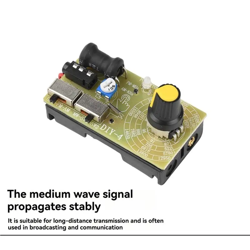 ABGI-2X 87-108Mhz FM/MW/SW Multi-Band Headphone Radio DIY FM/MW/SW Radio Module DIY Production Teaching Parts