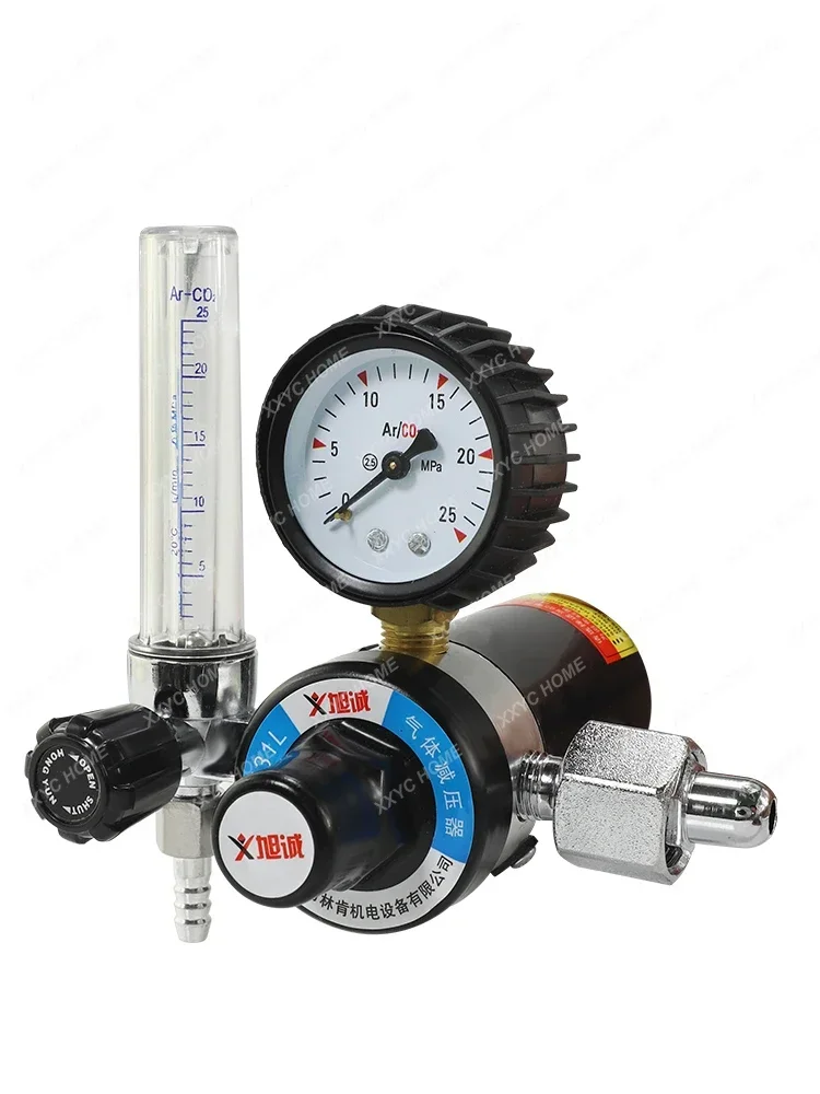 CO2 COGAS Protective Welder Pressure Gauge Drop-Resistant 36v110v220v Mixed Gas Heating Meter