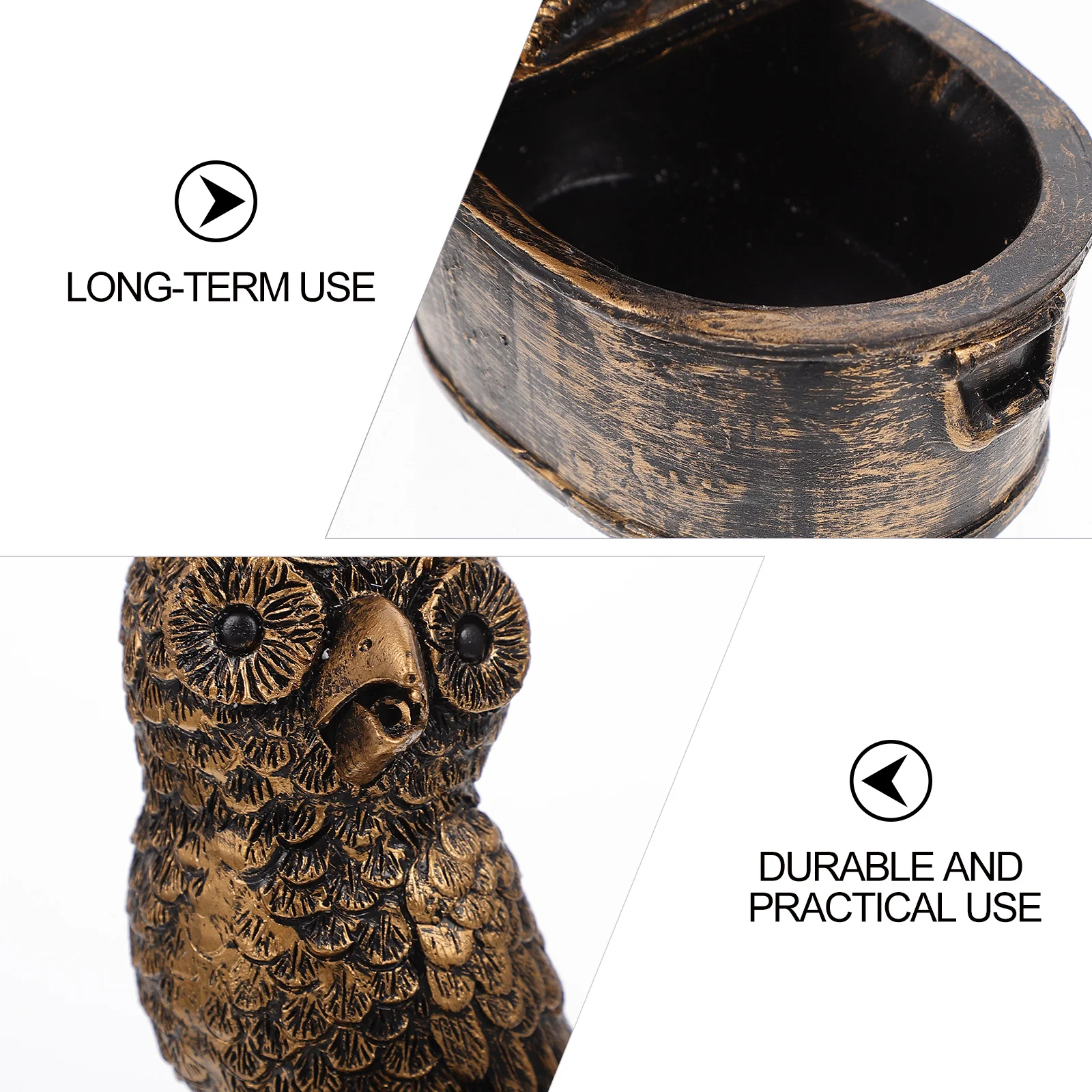 

Owl Running Water Fountain Garden Decoration Creative Small Outdoor Landscape Ornament Relaxing Flowing Water Adornment