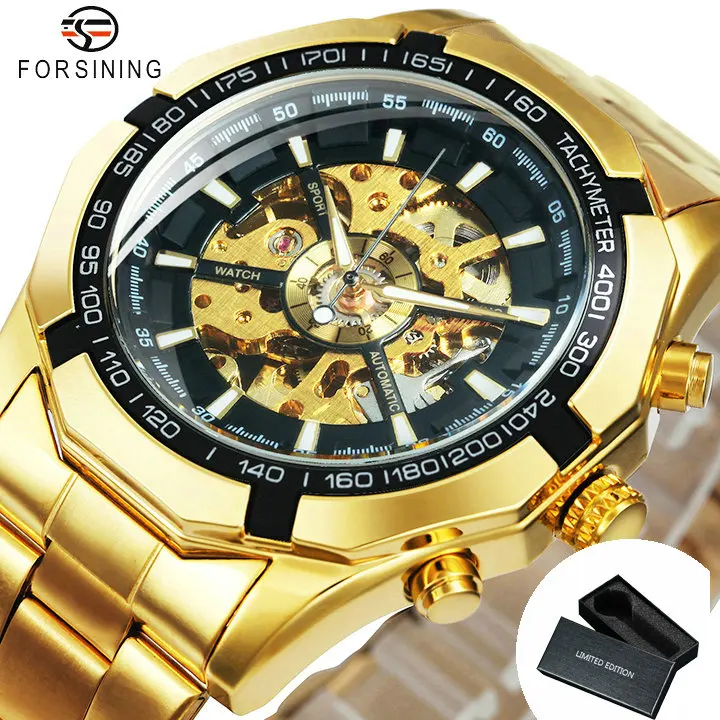Men's WINNER Classic Skeleton Mechanical Watch