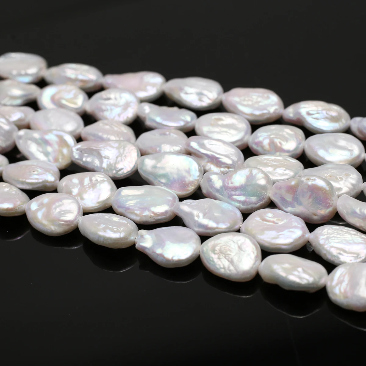 

Natural Freshwater 13x18-14x22mmAAAA White Teardrop Oval Pearl Bead Jewelry Make DIY Necklace Bracelet Accessories Wedding Women