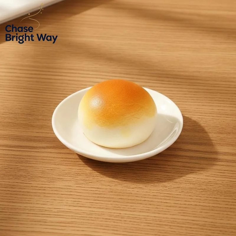 Simulation Milk Bread Squeeze Squishy Toy Safe Material Stress Relief Fidget Toy for Office Workers Travel Decompression Gift