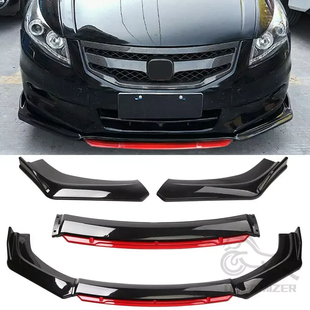 

Front Bumper Lip Spoiler Splitter Diffuser Cover Deflector For Volkswagen VW Golf 6 MK6 GTI GTD Univeral Width Below 183cm