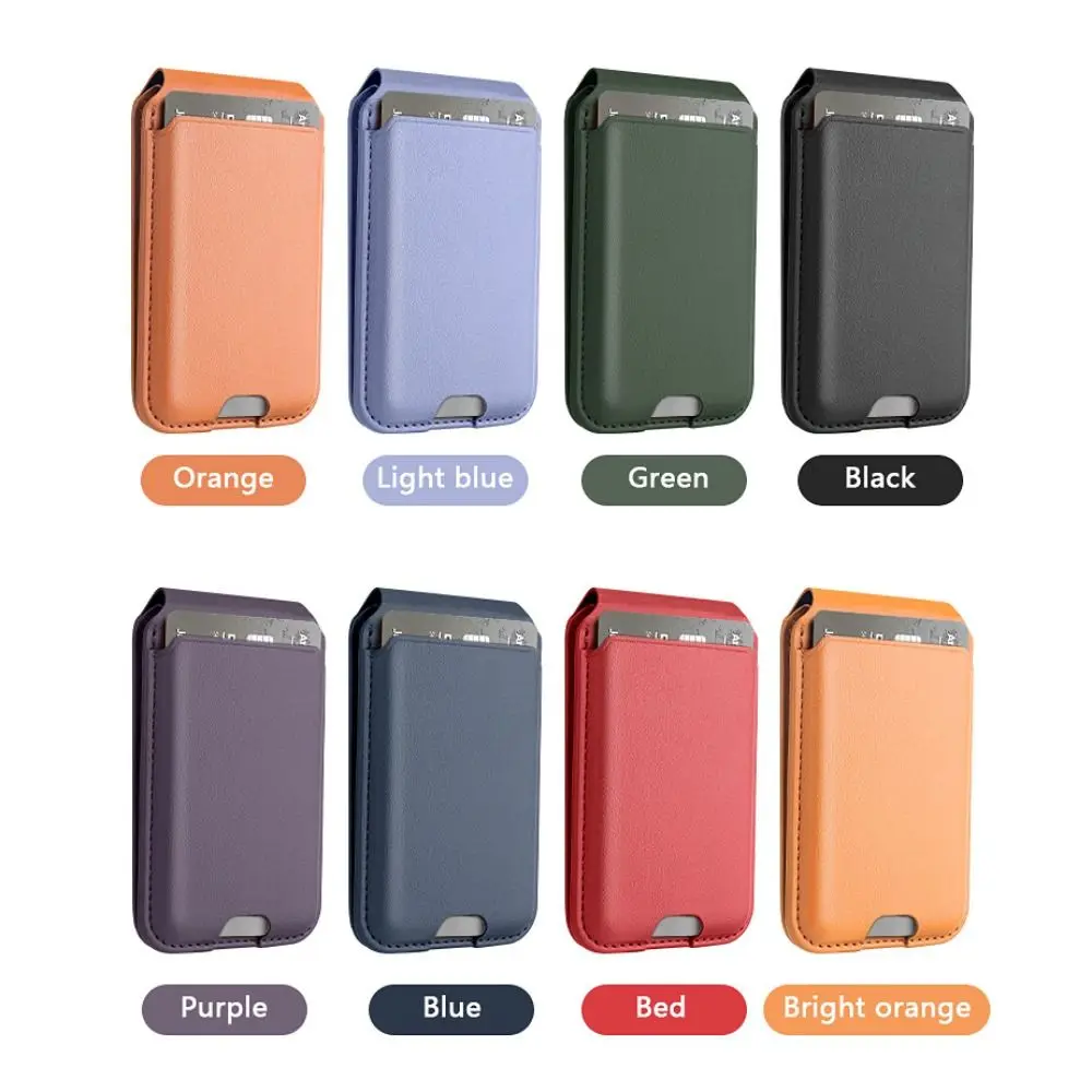 

New Foldable Wallet for Magsafe Safety Strong Adsorption Magnetic Stand PU Leather Anti-theft for iPhone 16/15/14/13/12 Series