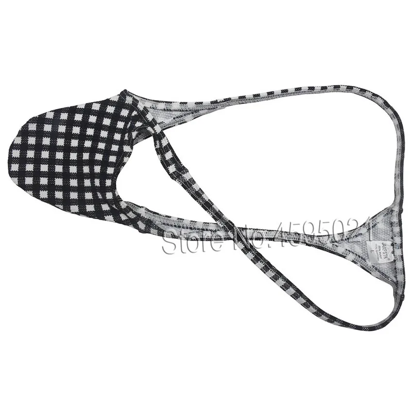 3-Pack Men\'s Micro Thong Male Brazilian Underwear Elastic Contour Pouch G-string Bikini Tangas