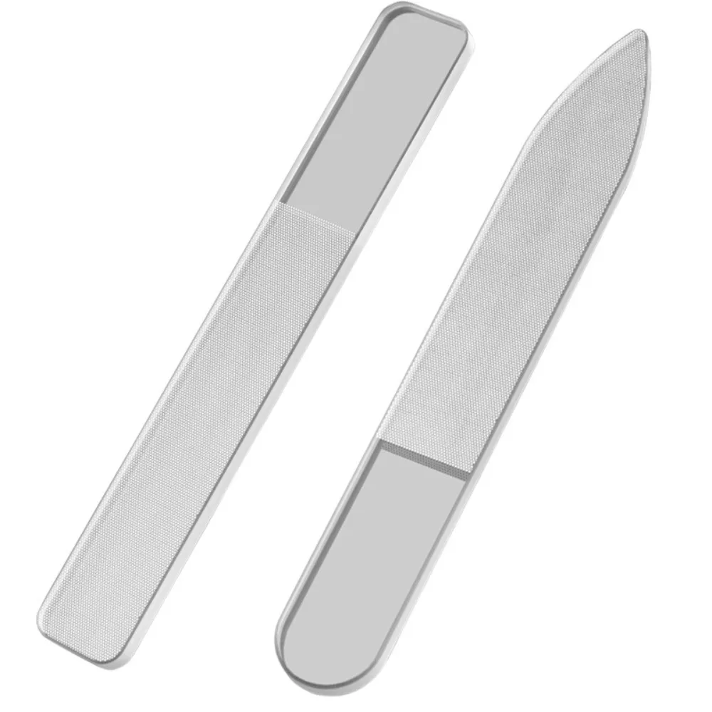 Transparante nagelvijl Nano glazen nagelvijlen Professioneel schuren Polijstvijlen Slijpapparatuur Manicure Art Tools Whit Box - afbeelding 2