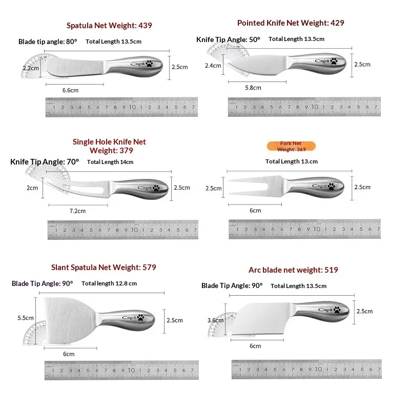 Stainless Steel Butter Knife Cheese Spreader Cream Cheese Smearing Tool Kitchen Baking Utensil Durable Tool Convenient to Use